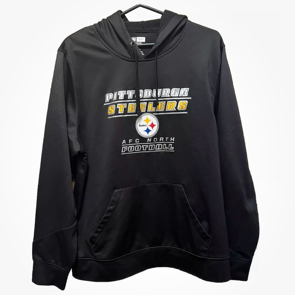Pittsburgh Steelers AFC North Football Pullover Hoodie, L, TX3 Warm Team Apparel